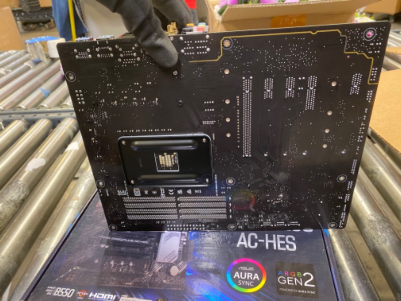 Photo 6 of ASUS Prime B550M-A AC AMD AM4 (3rd Gen Ryzen™) Micro ATX Motherboard (PCIe 4.0, WiFi, ECC Memory, 1Gb LAN, HDMI 2.1/D-Sub, 4K@60HZ, Addressable Gen 2 RGB Header and Aura Sync) PLUS (AND) AMD Ryzen 7 3700X 8-Core, 16-Thread Unlocked Desktop Processor with 