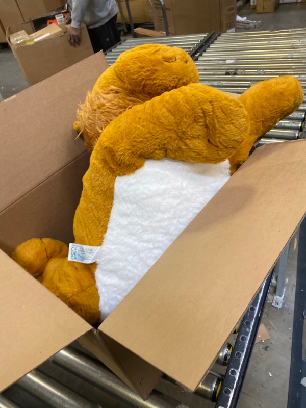 Photo 1 of IKASA Large Lion Stuffed Animal Plush Toy,Giant Lion Cute Jumbo Soft Toys,Huge Big Size Plushy Fluffy Fat Oversized Plushie,Gifts for Kids Girls Boys Girlfriend Children (30 inches, Brown) 30 inches Brown