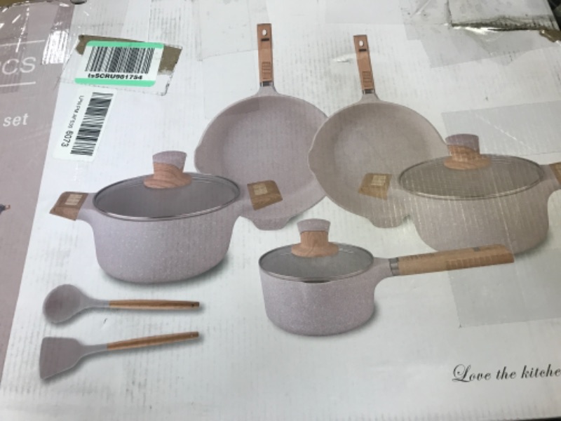 Photo 1 of 16PCS Granite cookware set 