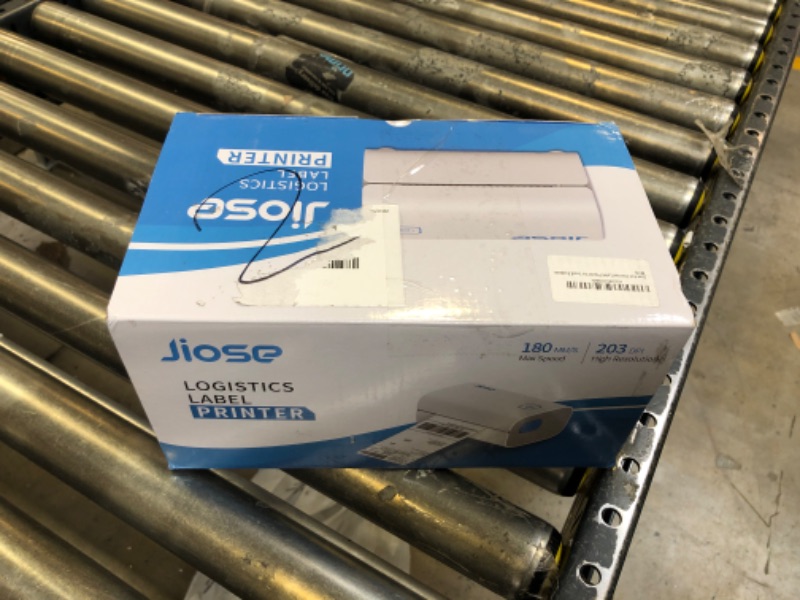 Photo 1 of Jiose 4x6 Thermal Label Printer for Shipping Packages - Barcode Label Printer - Custom Lables Printing Machine Compatible with Wins, Chrome OS, MacOS Black Inner