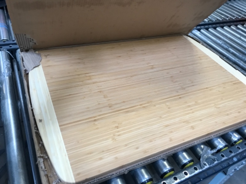 Photo 2 of 4XL Bamboo Butcher Block Cutting Board - Extra Large Cutting Boards for Kitchen 36 x 24 - Wood Countertop 24 x 36 Cutting Board - Wooden Extra Large Cutting Board 36 x 24 Butcher Block - Greener Chef 4XL - 36 x 24 Inches