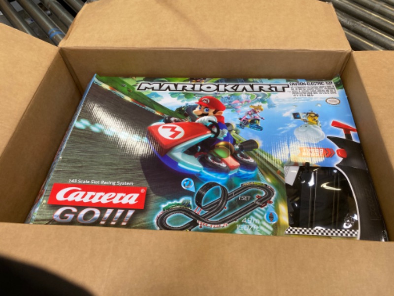 Photo 2 of Carrera GO!!! Electric Powered Slot Car Racing Kids Toy Race Track Set 1:43 Scale, Mario Kart