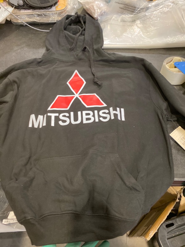 Photo 2 of Mitsubishi Chest Hoodie Stylehooded Sweatshirt (L) NEW
