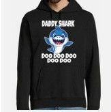Photo 1 of Men's hoodie Cute Daddy Shark Doo Doo Doo (3-XL) NEW