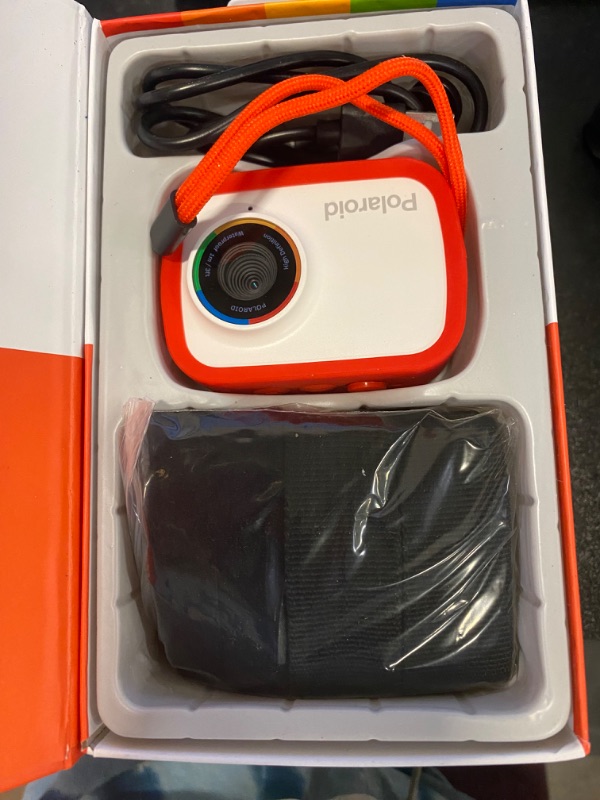 Photo 2 of Polaroid Sport Action Camera 720p 12.1mp, Waterproof Camcorder Video Camera with Built in Rechargeable Battery and Mounting Accessories, Action Cam for Vlogging, Sports, Traveling Red (720p) OPEN BOX. CONDITION SOLD AS IS, UNTESTED.