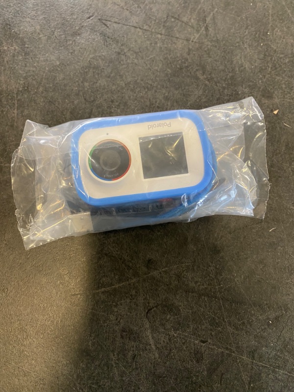 Photo 2 of Polaroid Dual Screen WiFi Action Camera 4K 18mp, Waterproof Sports Polaroid Camera with Built in Rechargeable Battery and Mounting Accessories for Vlogging, Sports, Traveling, Home Videos Blue (Dual Screen 4K) OPEN BOX. CONDITION SOLD AS IS, UNTESTED.