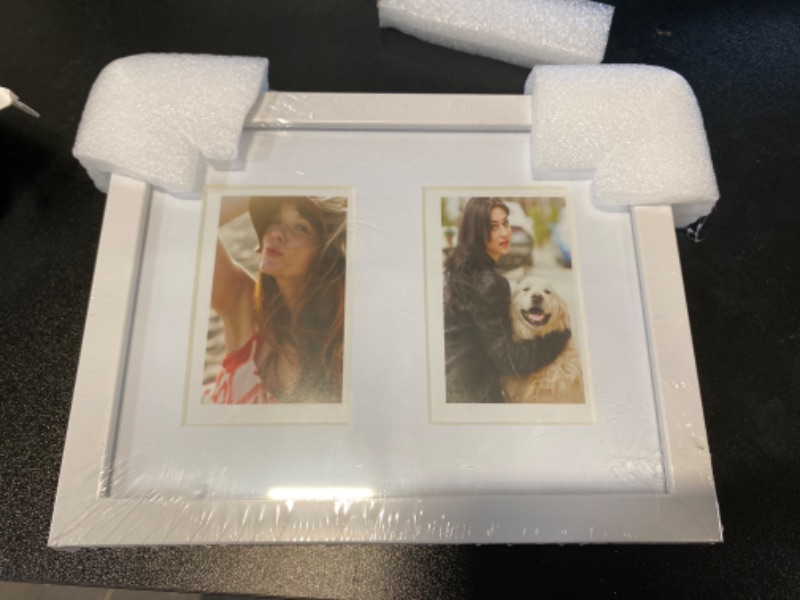 Photo 2 of Vivitar Instax Photo Frame, Two Photo Frame for 2.1 x 3.4 or 4 x6; Multiuse Frame with Smooth Finish NEW