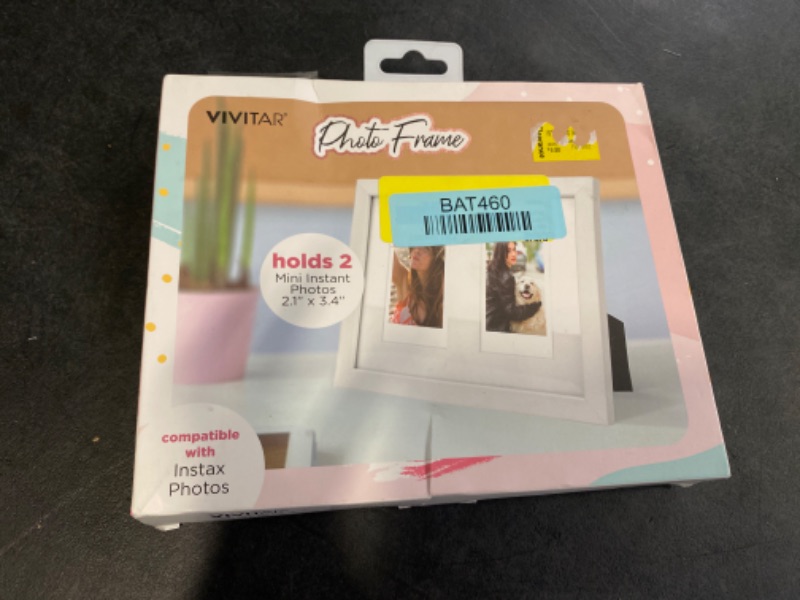 Photo 3 of Vivitar Instax Photo Frame, Two Photo Frame for 2.1 x 3.4 or 4 x6; Multiuse Frame with Smooth Finish NEW