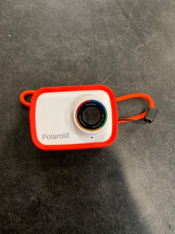 Photo 2 of Polaroid Sport Action Camera 720p 12.1mp, Waterproof Camcorder Video Camera with Built in Rechargeable Battery and Mounting Accessories, Action Cam for Vlogging, Sports, Traveling Red (720p) CONDITION SOLD AS IS, UNTESTED.
