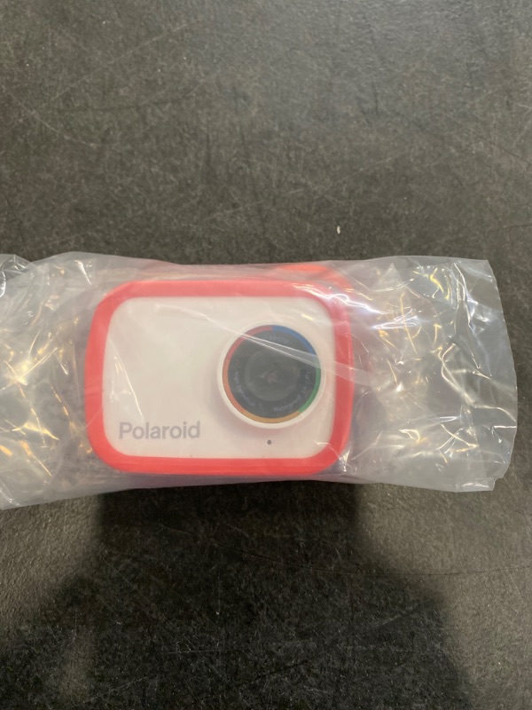 Photo 3 of Polaroid Sport Action Camera 720p 12.1mp, Waterproof Camcorder Video Camera with Built in Rechargeable Battery and Mounting Accessories, Action Cam for Vlogging, Sports, Traveling Red (720p) CONDITION SOLD AS IS, UNTESTED.