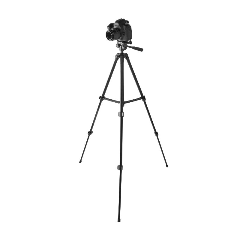 Photo 1 of Onn 52 inch Aluminum Camera/Smartphone Tripod Adjustable Height, Light Weight, Mounts for SLR|Camera|Smartphone|GoPro SOLD AS IS 
