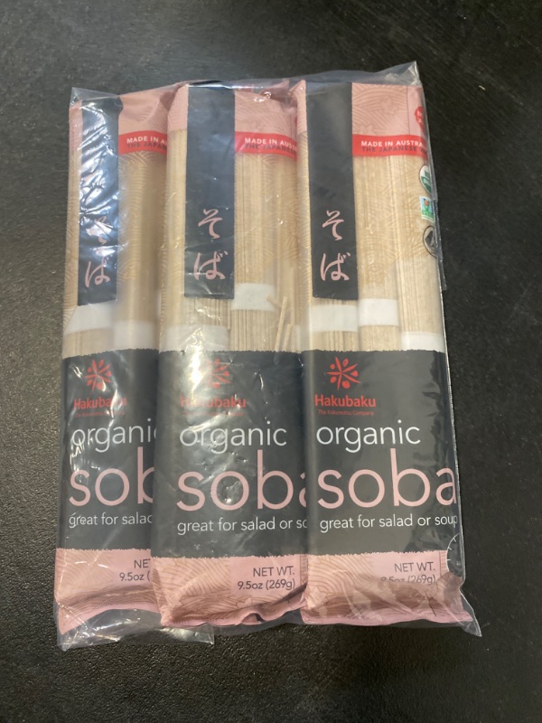 Photo 2 of Hakubaku Organic Soba 9.52 Oz 3 PACK 