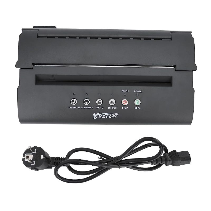 Photo 1 of Professional Tattoo Thermal Printer, High Speed Low Noise Thermal Tattoo Transfer Copier for Temporary and Permanent