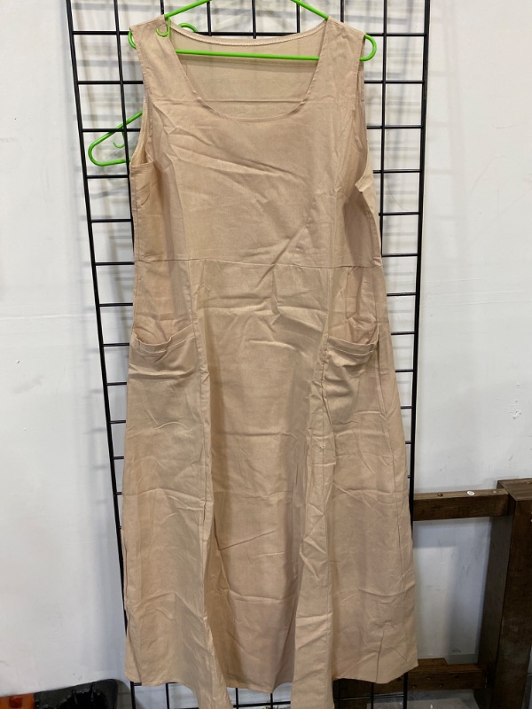Photo 2 of Maxi Dress 100% Cotton with 2 Pockets (XL) NEW 