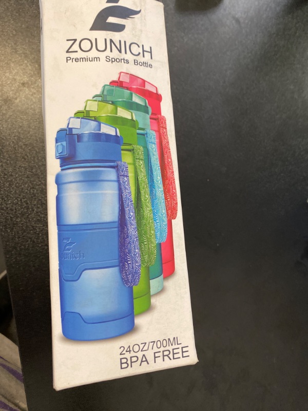 Photo 3 of ZOUNICH Premium Sports Water Bottle 24 oz, NEW