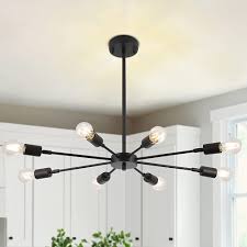 Photo 1 of Modern Sputnik Chandelier 8 Light NEW 