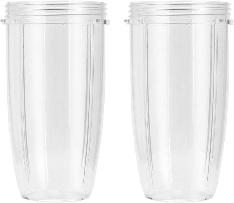 Photo 1 of Replacement Cup for Nutribullet Replacement Parts 32oz for Nutri Bullet 600W and 900W, Pack of 2 NEW 
