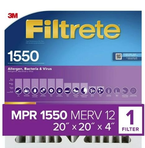 Photo 1 of Filtrete by 3M, 20x20x4 NEW