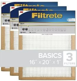 Photo 1 of 3 Pack Filtrete 16x20x1 Air Filter NEW (Reffer to the Actual Photo )