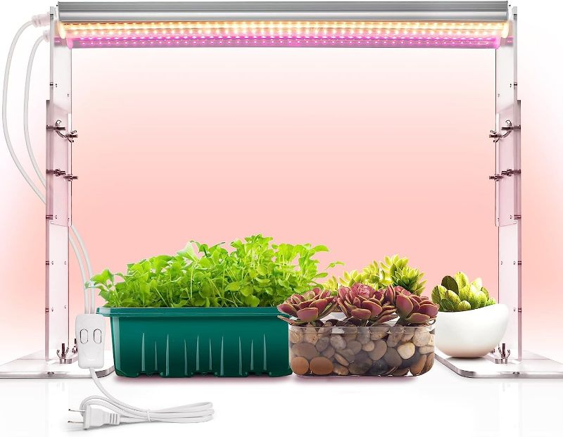 Photo 1 of Grow Light with Plant Stand,  Full Spectrum Plant Light for Indoor Plants, Height Adjustment, Indoor Garden with LED Grow Light 