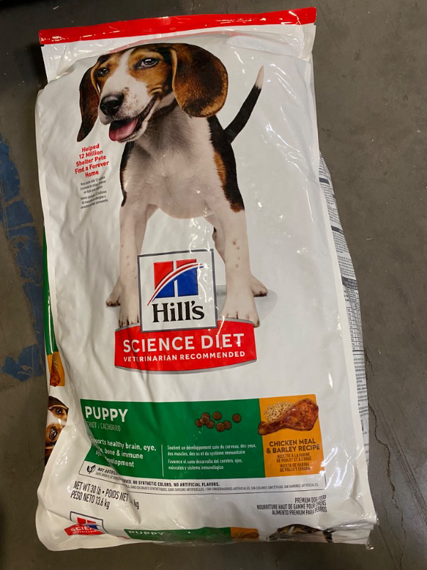 Photo 3 of Hill's Science Diet Chicken Meal & Barley Recipe Dry Puppy Food, 30 lbs. NEW 
