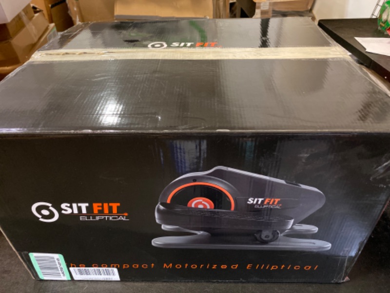 Photo 3 of SITFIT, Sit Down and Cycle! Powered Foot Pedal Exerciser for Seniors, Under Desk Elliptical Exercise Bike, Leg Exerciser While Sitting. Peddler Exerciser Mini Bike, Portable Rehabilitation Equipment.