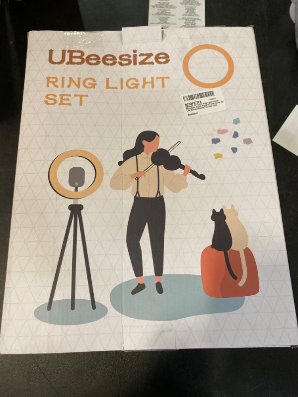 Photo 3 of UBeesize TR50 and 10 inch Ring Light Selfie Ring Light with 50" Extendable Tripod Stand & Phone Holder for Live Stream/Makeup/YouTube Video
