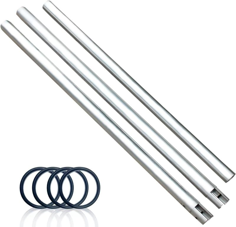 Photo 1 of 118"/3m Stainless Metal Tube Crossbar for Studio Backdrop Wall Mount System - Holder Pole
