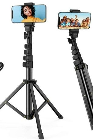 Photo 1 of LETSCOM 65-inch Extendable Selfie Stick Tripod Stand with Phone Holder NEW 