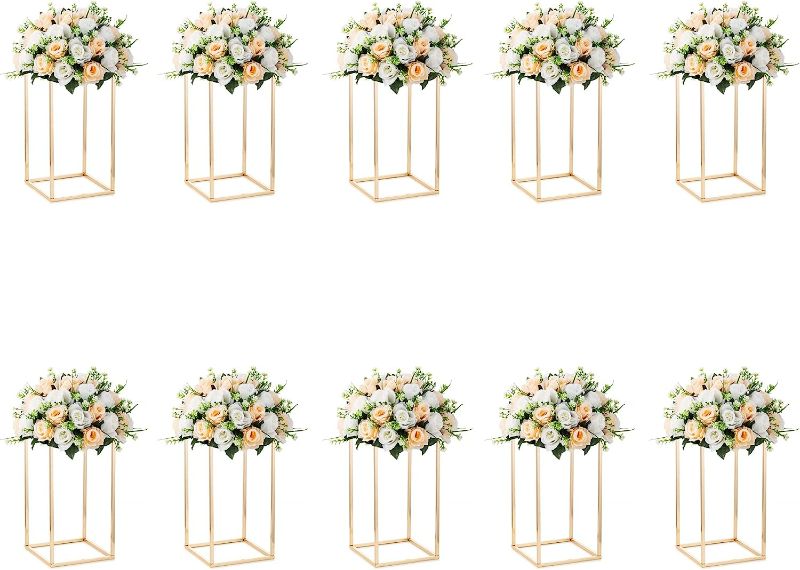 Photo 1 of Column Vases Wedding Centerpieces for Tables (10 Pieces) NEW