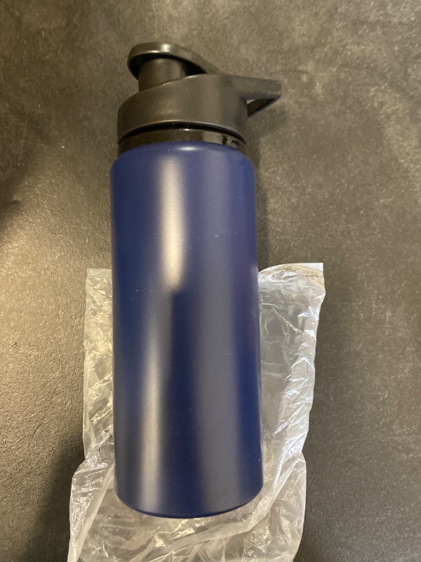 Photo 2 of Gandeer 5Pcs Aluminum Water Bottle 17 Oz Reusable Bike Bottles Snap Lid Metal Lightweight Portable Sports Leak Proof Gym for Travel Camping Hiking (Blue) NEW 