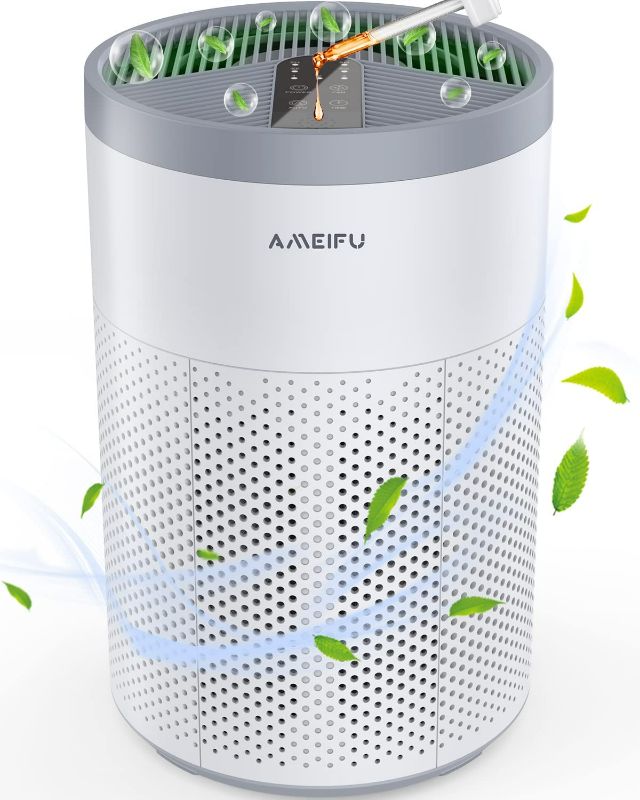 Photo 1 of Air Purifiers for Home Large Room up to 1350 sq ft, AMEIFU H13 Hepa Bedroom Air Purifier