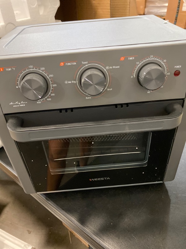Photo 2 of Skyland 19 Quart Air Fryer Toaster Oven, 5-IN-1 Countertop Convection Oven with Air Roast Toast Broil Bake Function for Fried Chicken, Steak, Fries, Tater Tots, Chips, Bacon, Pizza, etc.
