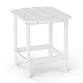 Photo 1 of HDPE Outdoor Side Table, White ,NEW