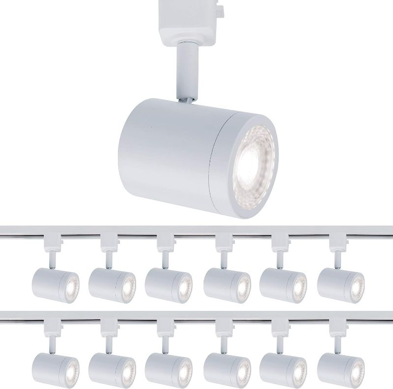 Photo 1 of Lighting, Charge LED 10W Line Voltage Track Head 3000K in White for H Track (Pack of 12) NEW 