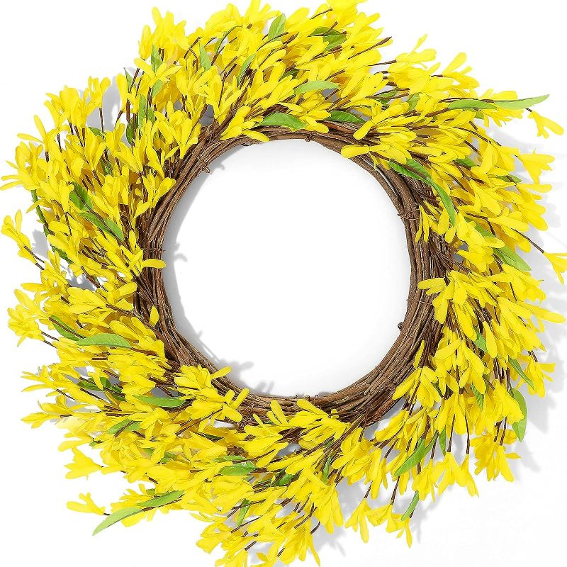 Photo 1 of Yellow Forsythia Door Wreath