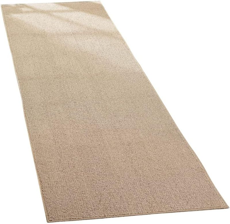 Photo 1 of  Extra-Long Skid-Resistant Floor Runner Rug for High-Traffic Flooring Areas, Including Entryways, Hallways, Foyers and Kitchens, Beige 26"X120"
