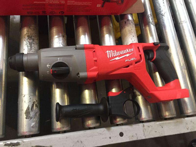 Photo 2 of Milwaukee Electric Tool 2713-20 Milwaukee M18 Fuel 18V Lithium-Ion Brushless Cordless Sds Plus D-Handle Rotary Hammer, 1", Bare Tool, Plastic, 17.63" x 3.85" x 6.61"
