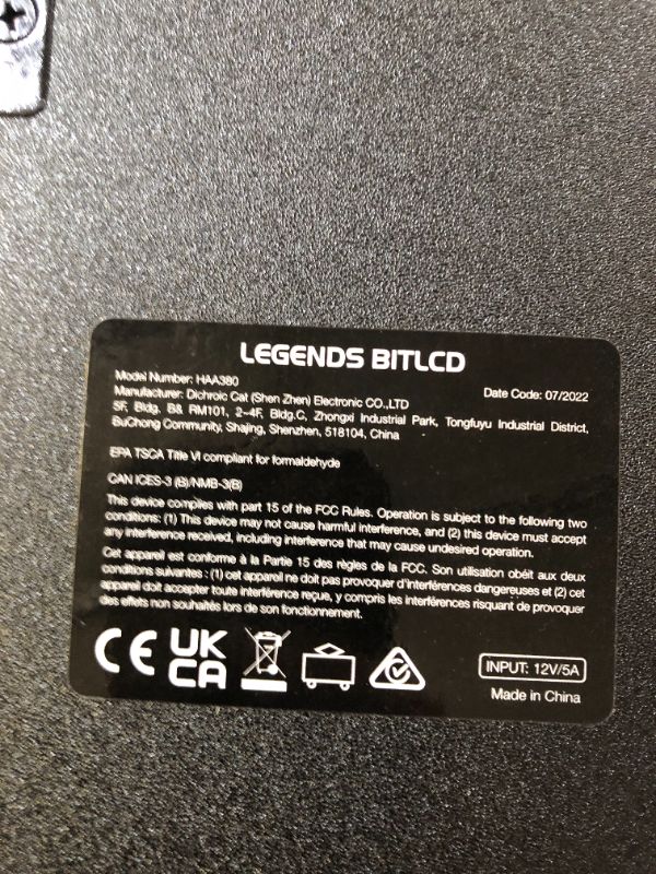 Photo 6 of Legends BitLCD Marquee, USB Connection, Arcade Games, Classic Retro Video Games, Arcade & Console Games, Action Fighting Puzzle Sports & More, Home Arcade