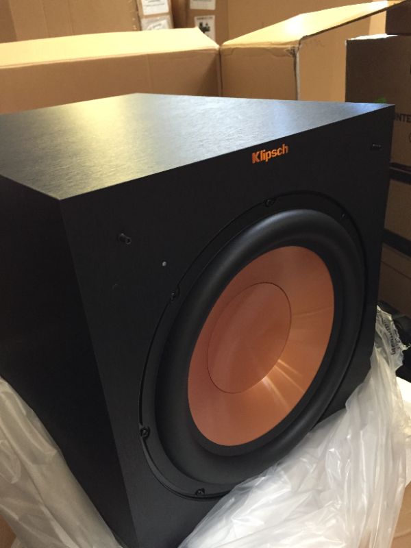 Photo 3 of Klipsch 12" 400 Watts Wireless Subwoofer Brushed Black Vinyl (R-12SWi)