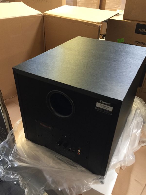 Photo 4 of Klipsch 12" 400 Watts Wireless Subwoofer Brushed Black Vinyl (R-12SWi)