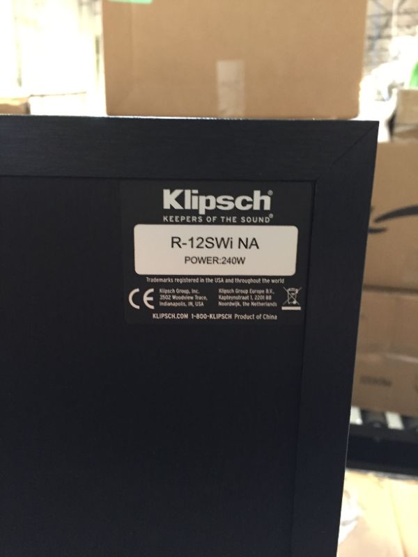 Photo 6 of Klipsch 12" 400 Watts Wireless Subwoofer Brushed Black Vinyl (R-12SWi)