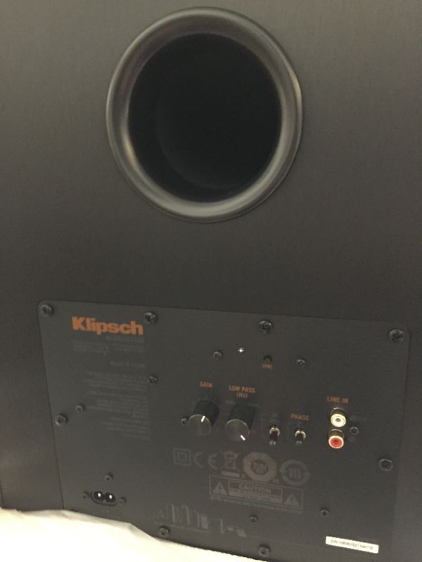 Photo 5 of Klipsch 12" 400 Watts Wireless Subwoofer Brushed Black Vinyl (R-12SWi)