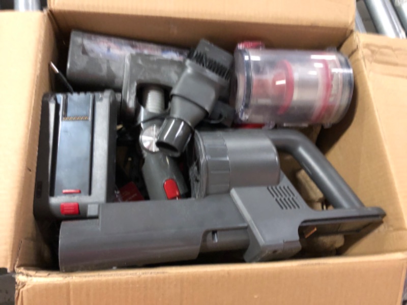 Photo 1 of cordless vacuum cleaner red 