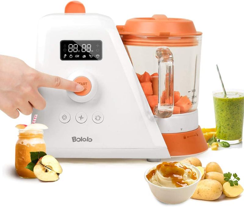 Photo 1 of Baby Food Maker Steamer and Blender | Multi-Function Baby Food Processor Blender | Healthy Homemade Baby Food with BOLOLO Baby Puree Maker in Minutes | Touch Control Panel, Dishwasher Safe
