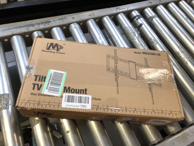 Photo 1 of Mounting Dream TV Mount for Most 37-70 Inch TV, Universal Tilt TV Wall Mount Fit 16", 18", 24" Stud with Loading Capacity 132lbs, Max Vesa 600 x 400mm, Low Profile Flat Wall Mount Bracket