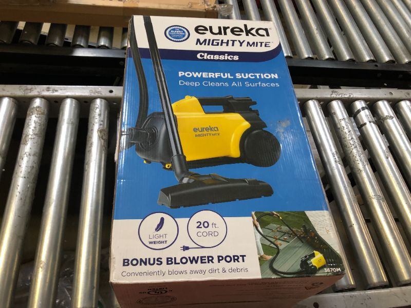 Photo 4 of Eureka 3670M Canister Cleaner, Lightweight Powerful Vacuum for Carpets and Hard floors