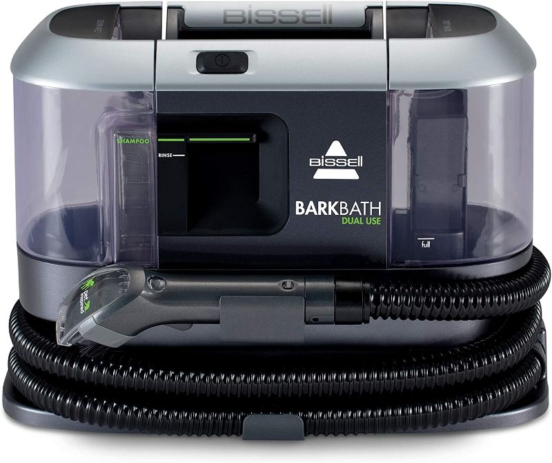 Photo 1 of Bissell BARKBATH Dual Use Portable Dog Bath & Deep Cleaner, 2592 (3rd Gen),Grey
