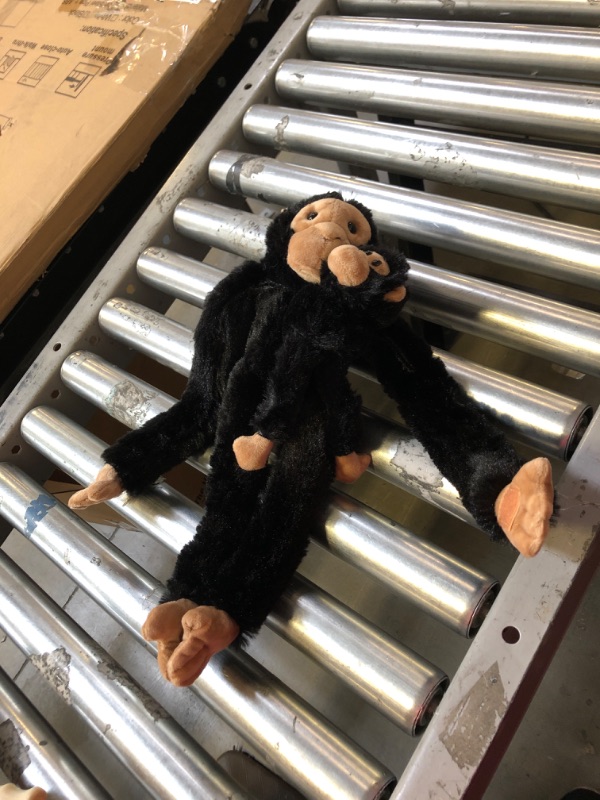 Photo 2 of 28-Inch Hanging Monkey Stuffed Animal With Baby - Monkey Toy with Specially Designed Ultra Soft Plush Feel - Hands and Feet Connect Together - Bring These Popular Monkeys Home to Boys & Girls Ages 3+