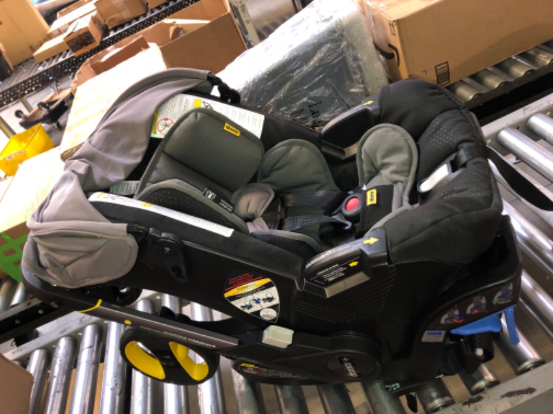 Photo 1 of Doona Infant Car Seat & Latch Base - Rear Facing, Car Seat to Stroller in Seconds - US Version, Greyhound